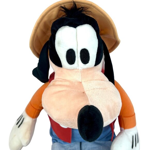 Disney Parks Goofy Plush Toy 18 1/2" Authentic Original Gone Fishing Outfit EUC - Picture 9 of 10